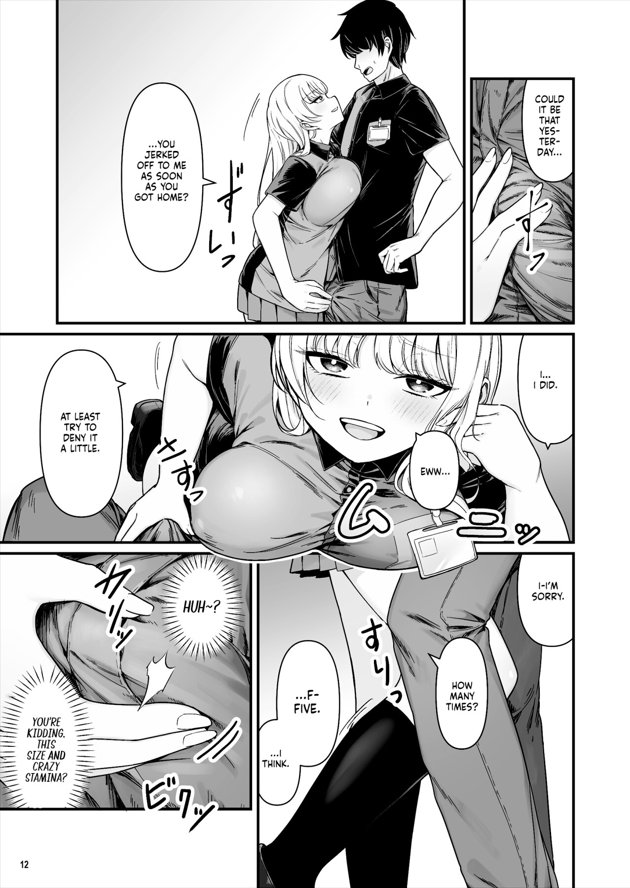 Hentai Manga Comic-I Had Wild Sex with a Taken Busty Gyaru Part-Timer!-Read-12